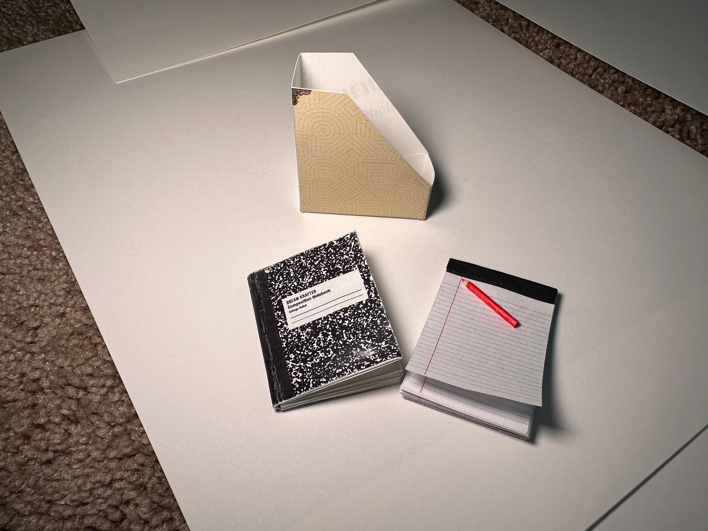 Mini Notebook set Printable (1:6, 1:12)