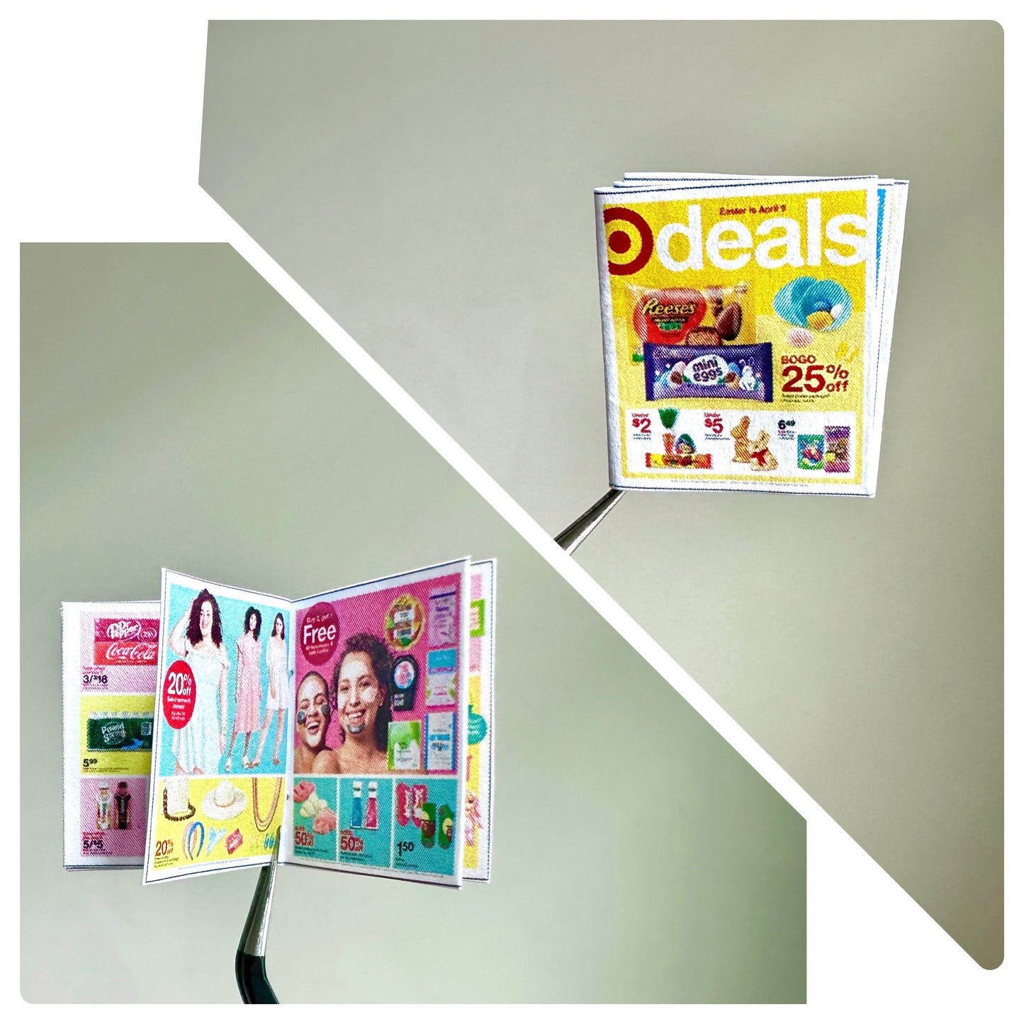 Mini Supermarket FLYERS Printable (1:6, 1:12)