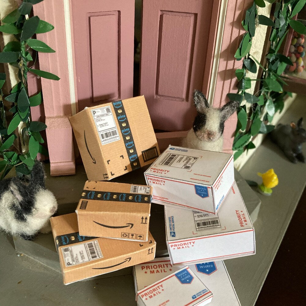 Mini Amazon BOX Printable (1:6, 1:12)