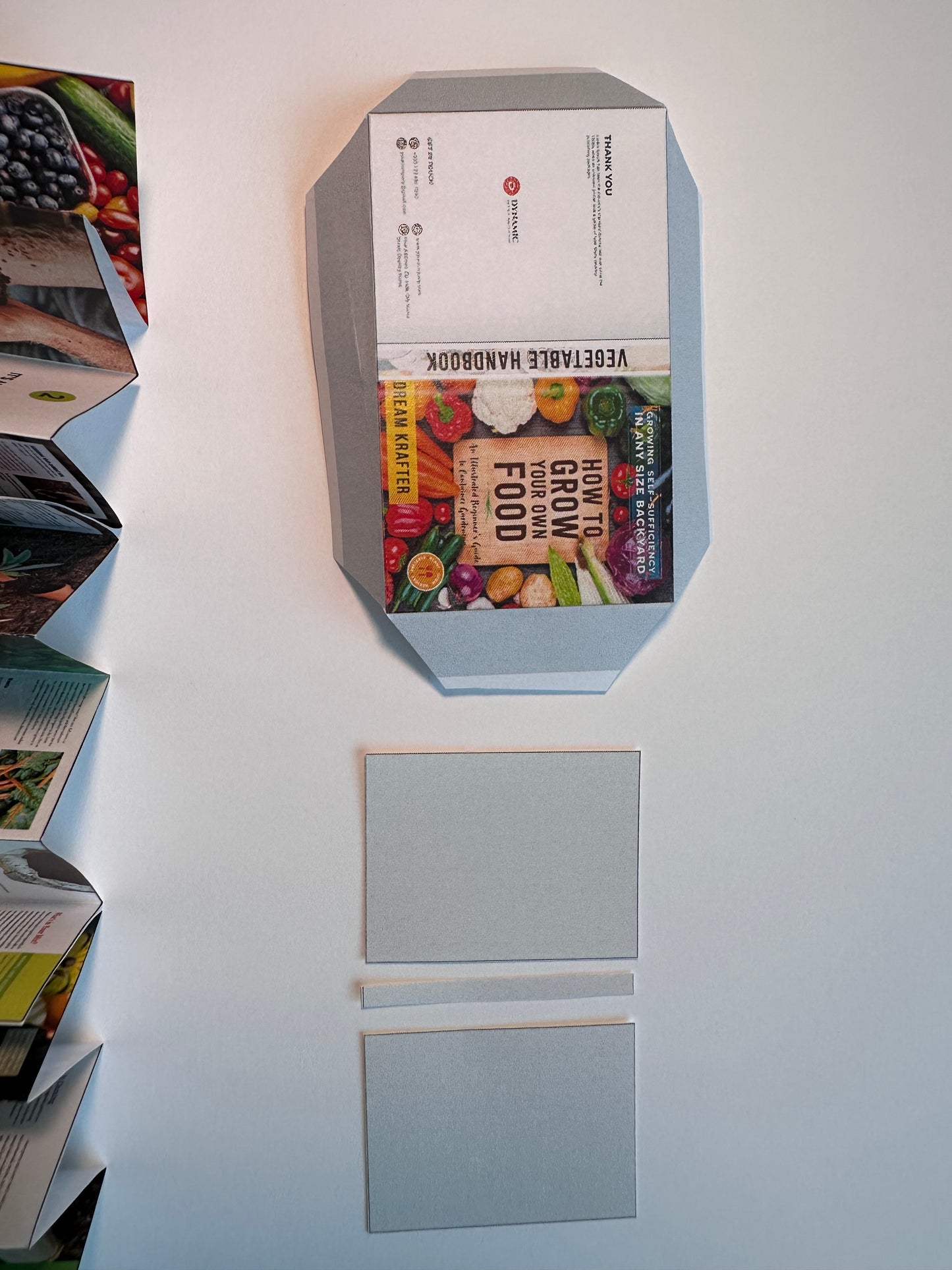 3 Mini Gardening Books with pages Printable (1:6, 1:12)
