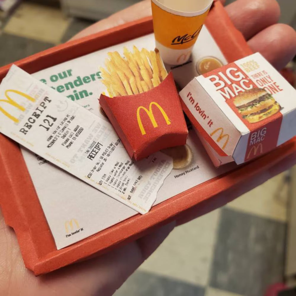 Mini McDonald's Printable (1:6, 1:12)