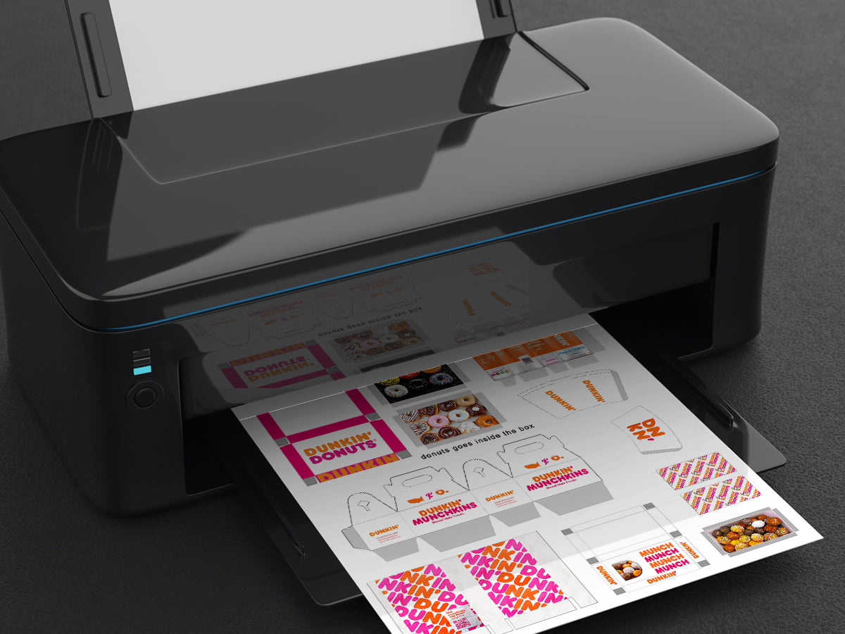 Mini DUNKIN DONUTS Printable (1:6, 1:12)