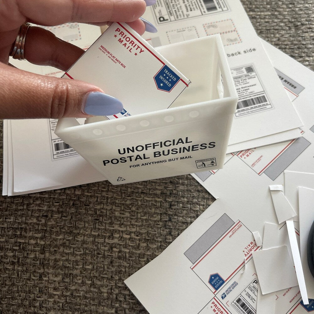 Mini USPS Boxes Printable (1:6, 1:12)