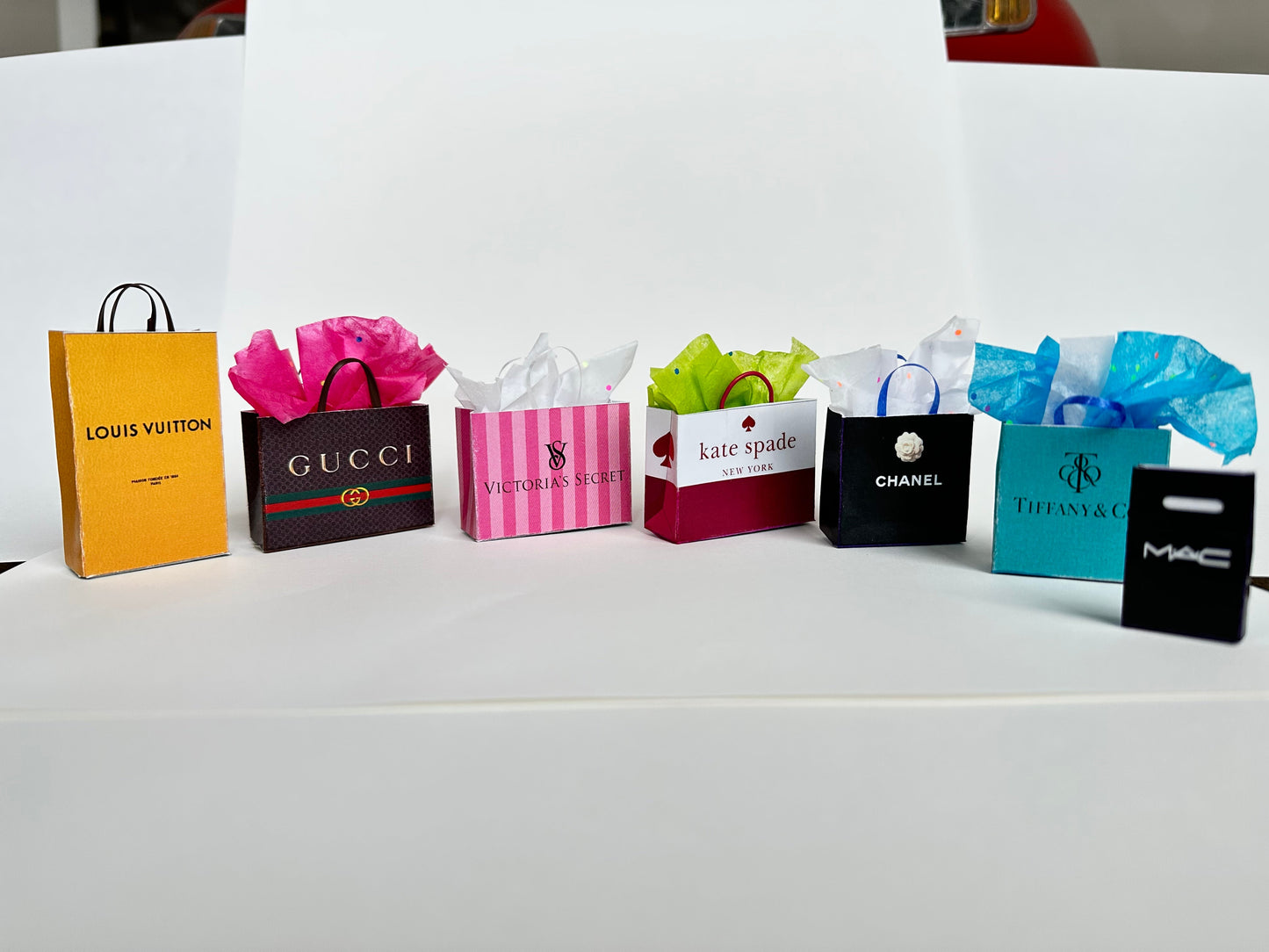 Miniature Shopping Bags Printable (1:3 Scale)