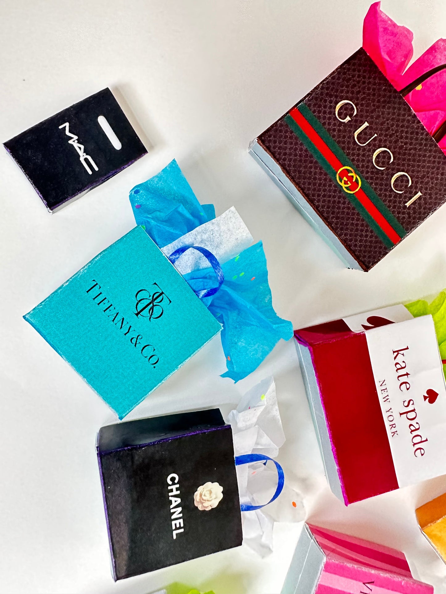 Miniature Shopping Bags Printable (1:3 Scale)