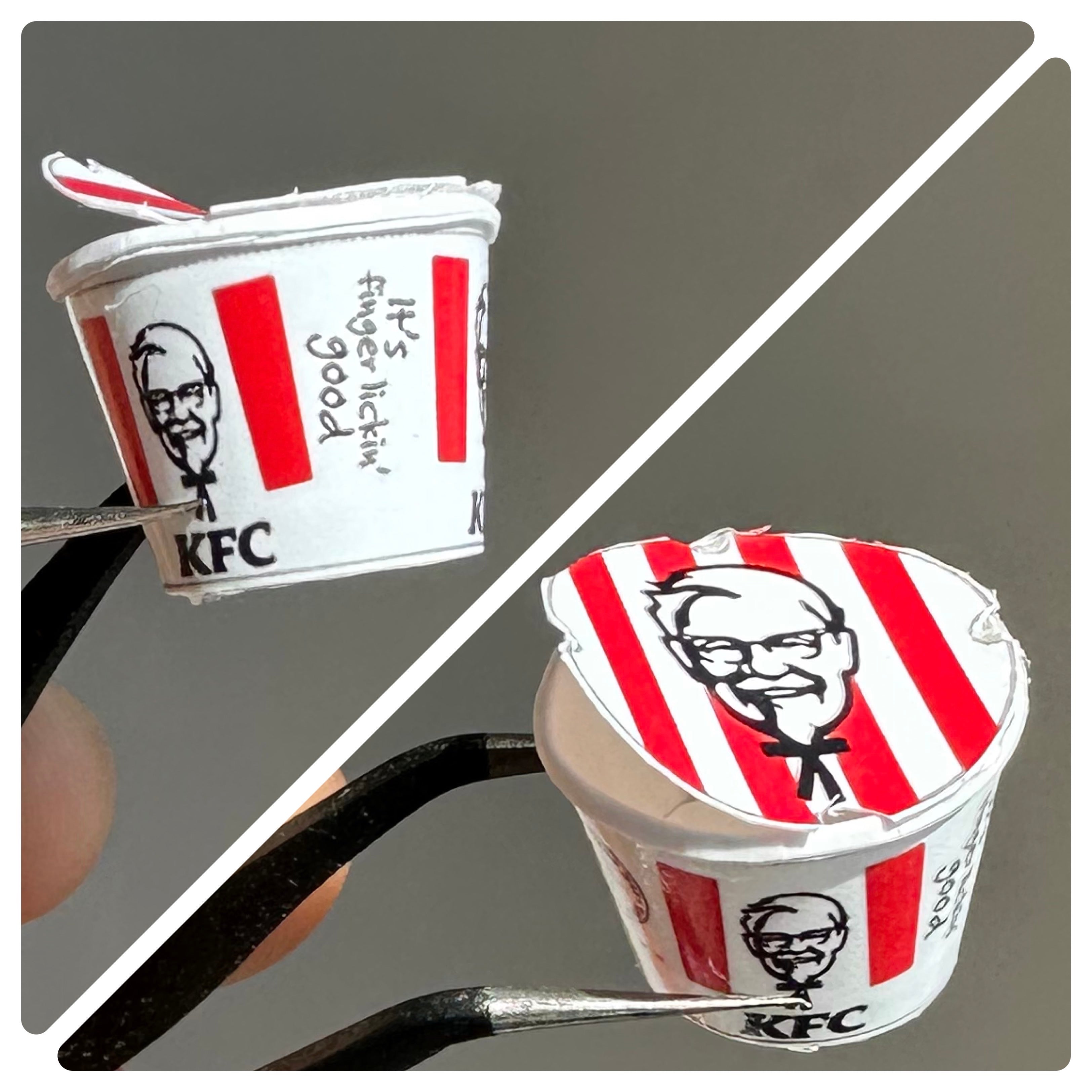 Mini KFC Printable (1:6, 1:12) – Dream Krafter