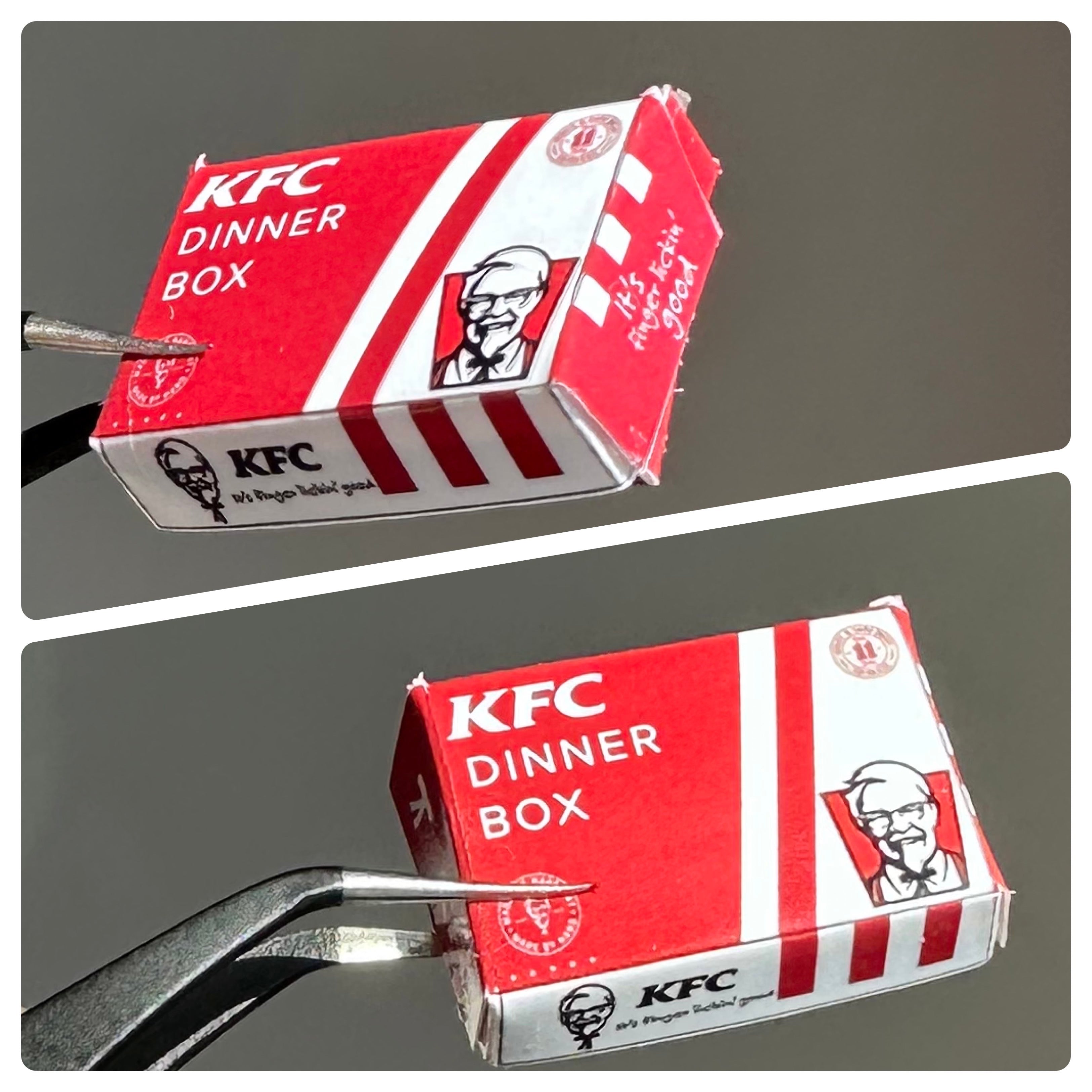KFCコラボ ミニコンテナBOX White ver. KFCコラボ ミニコンテナBOX White ver. KFCコラボ ミニコンテナ