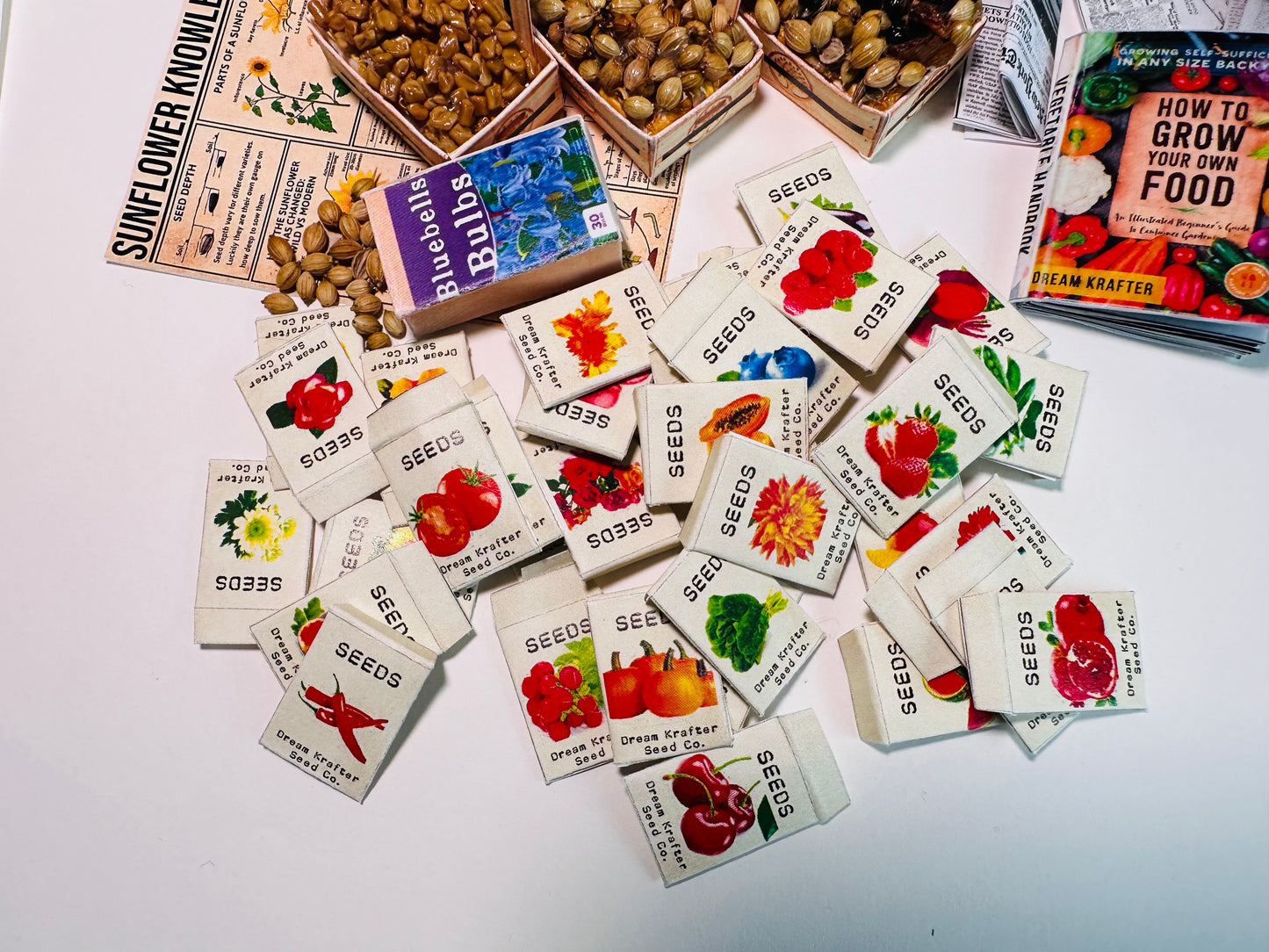 Mini Gardening Set Printable (1:6, 1:12)