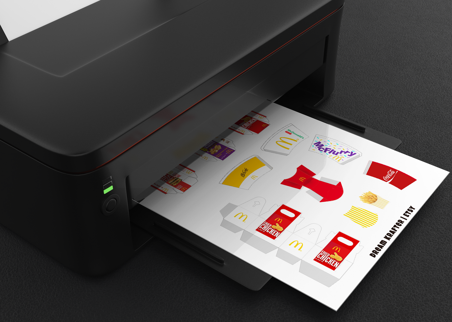 Mini McDonald's Printable (1:6, 1:12)