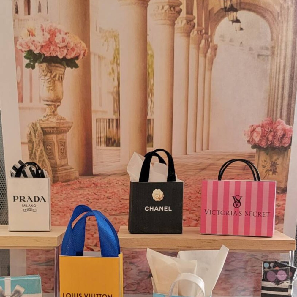 Miniature Shopping Bags Printable (1:6, 1:12)
